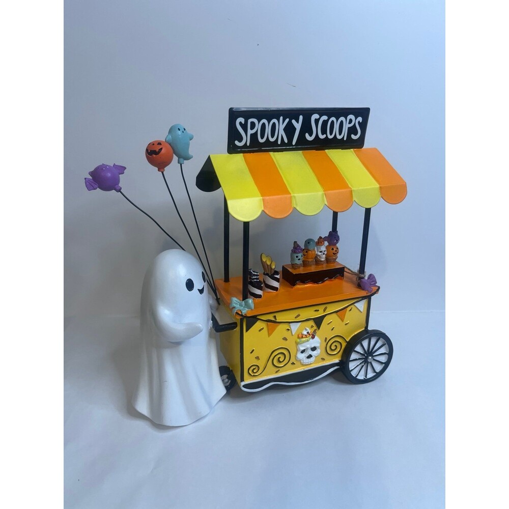 Spooky Scoops Halloween Themed Treat Cart 10” x 7” LAST ONE